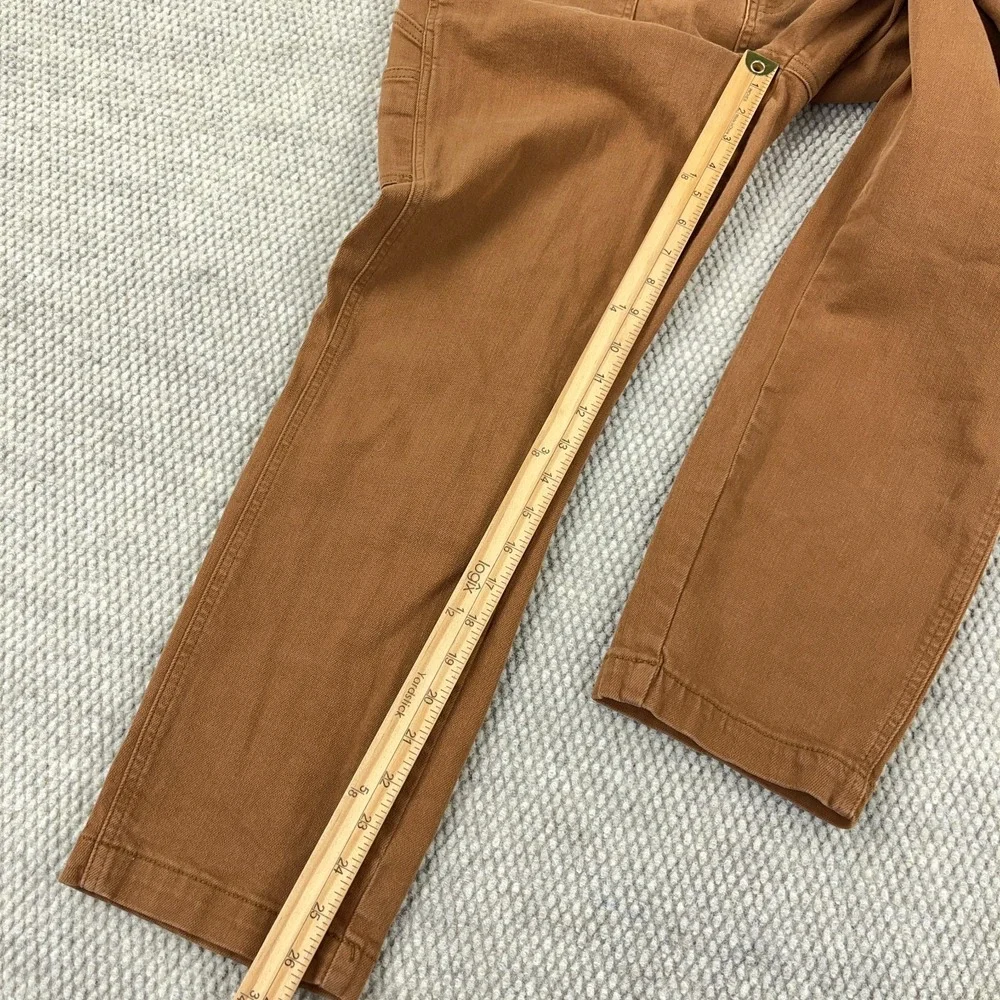 Judy Blue Jeans Women 11 30 Slim Fit Carpenter Brown Denim Straight Work Wear B5